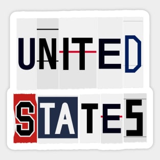 United States National Team Sticker